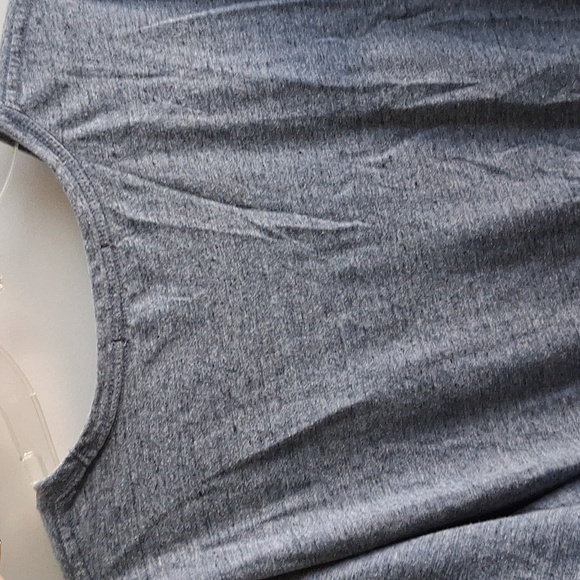 Marine Layer Saddle Hem Pocket In Heather Blue Neps Large - Picture 10 of 11